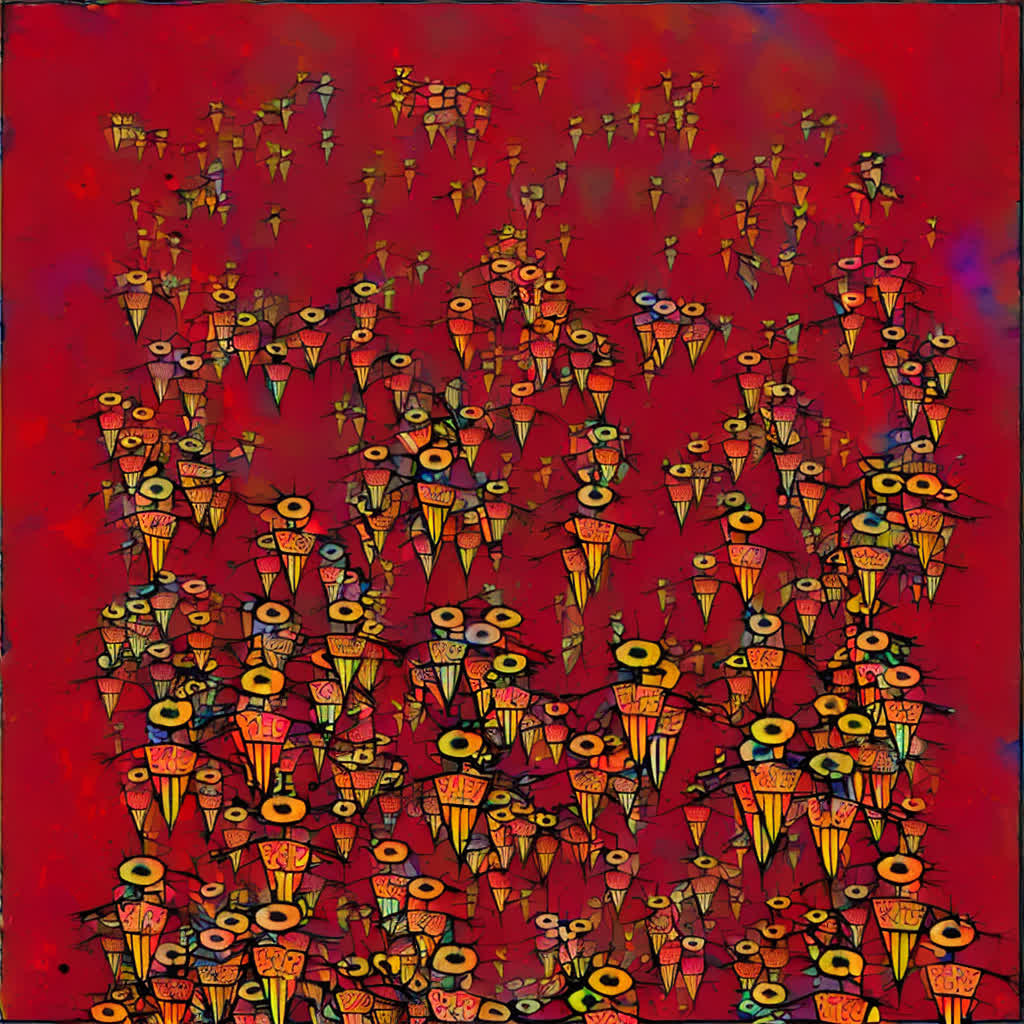 Abstract spirit drawing