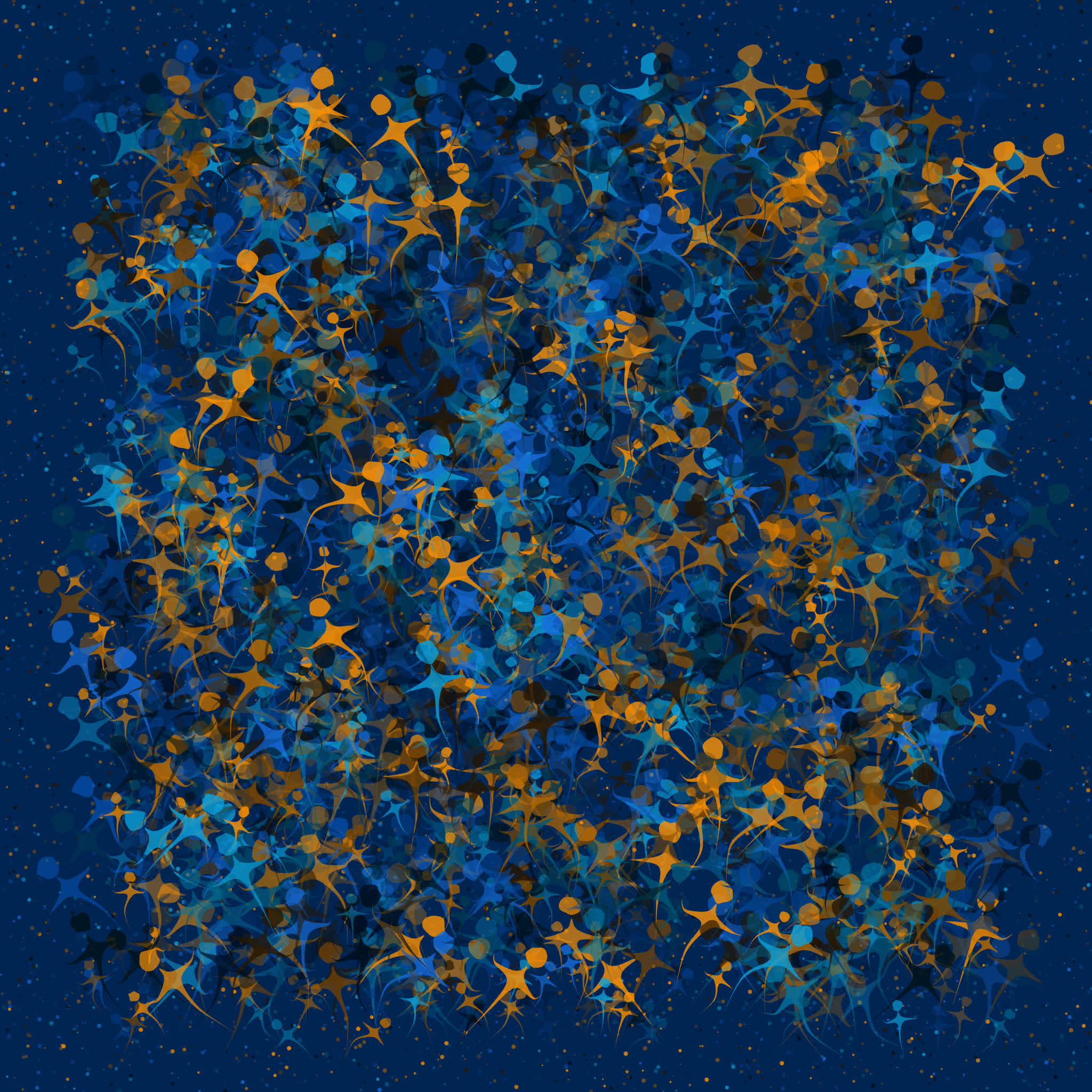 Abstract spirit drawing