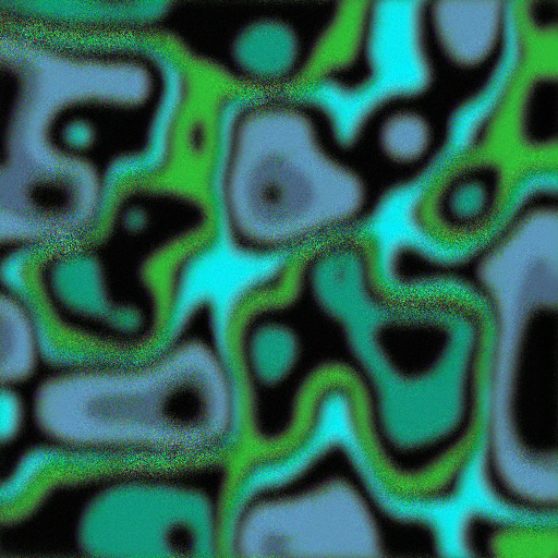 A still frame from a P5 program exploring simplex noise
