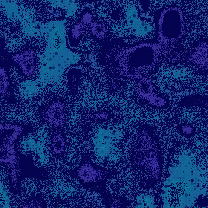 An animated GIF showing a collection of frames from a P5 program exploring simplex noise