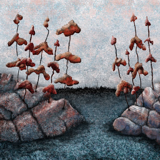 Original hand-drawn landscape image